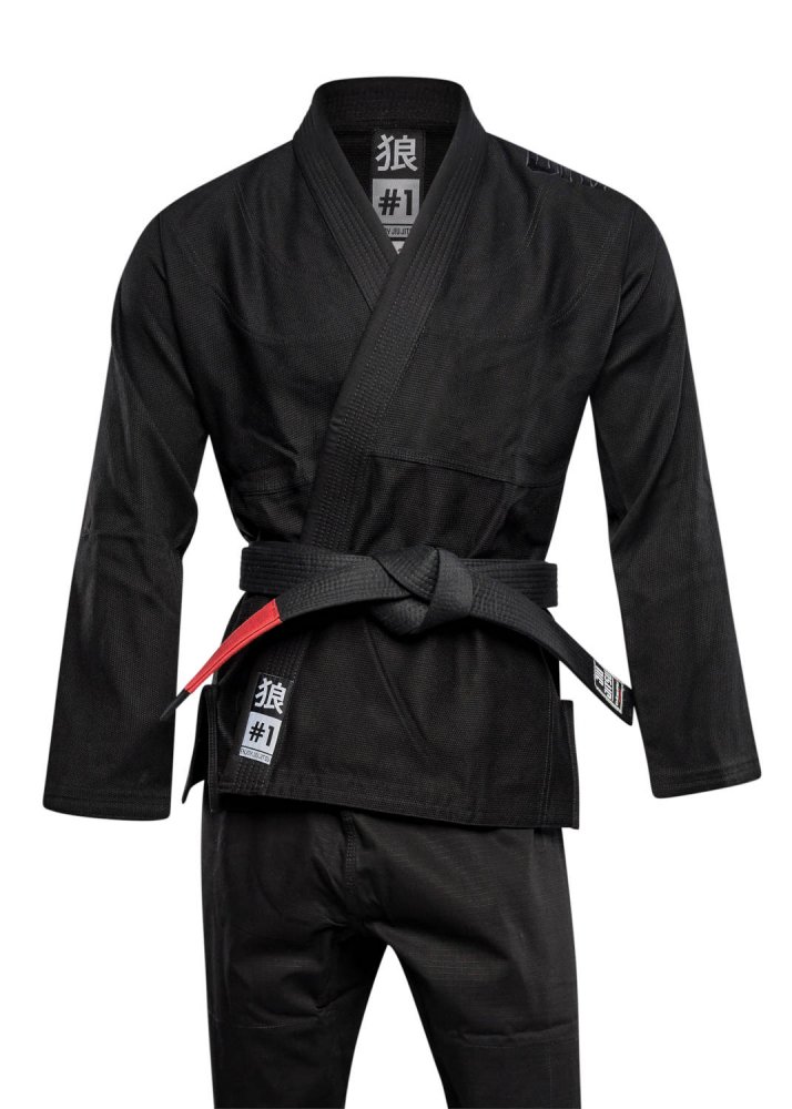 Okami BJJ Gi Set Spirit - schwarz