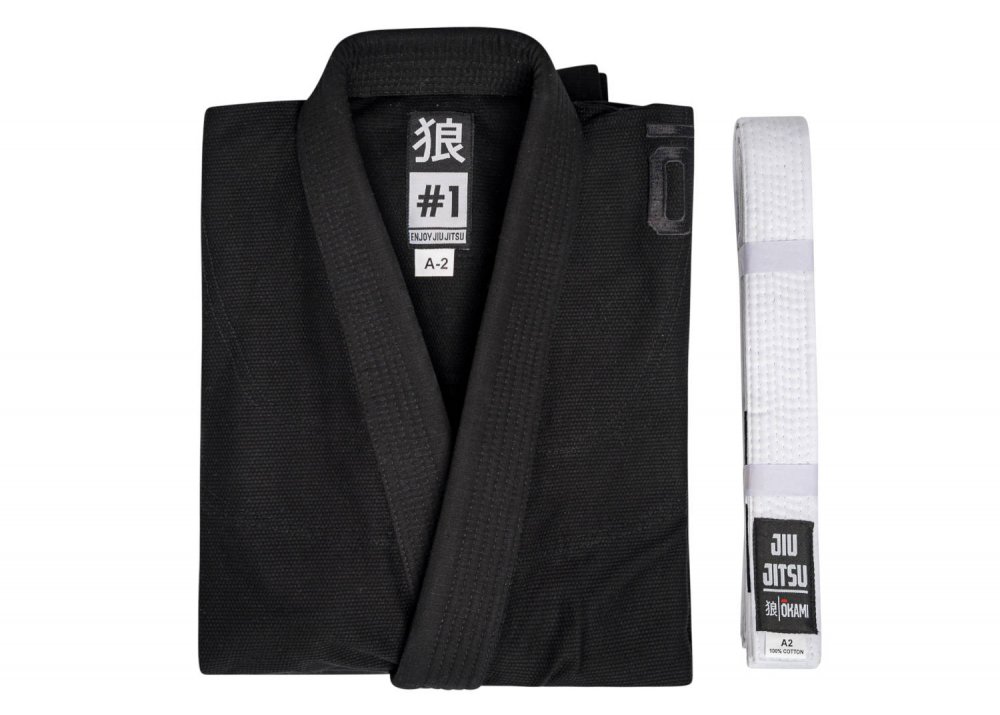 OKAMI Ladies BJJ Gi Set Spirit - schwarz
