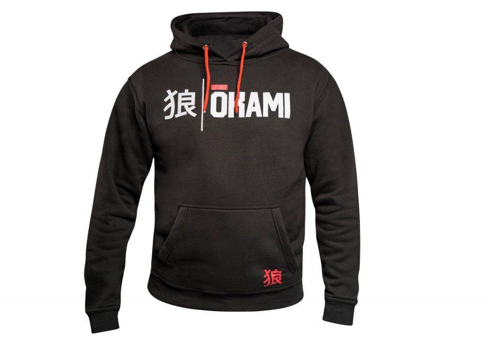 Okami Hoodie Kanji - schwarz