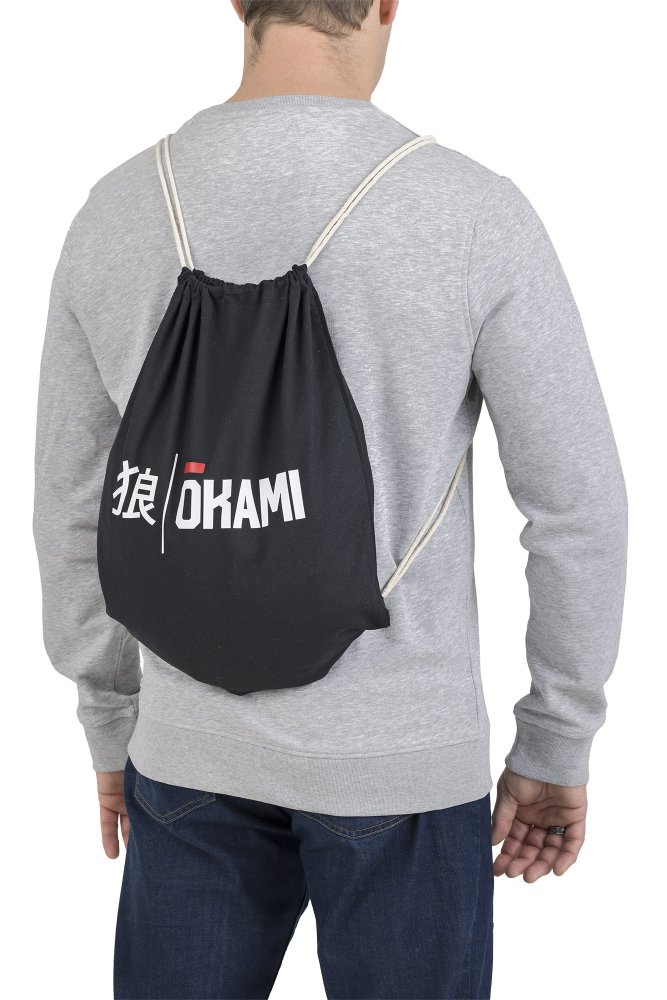 Okami Organic Hoodie Kanji Camo Offwhite