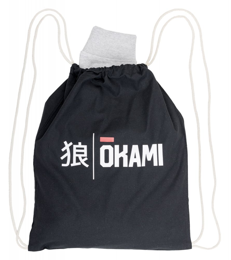 Preview: Okami Organic Hoodie Blocklogo Black