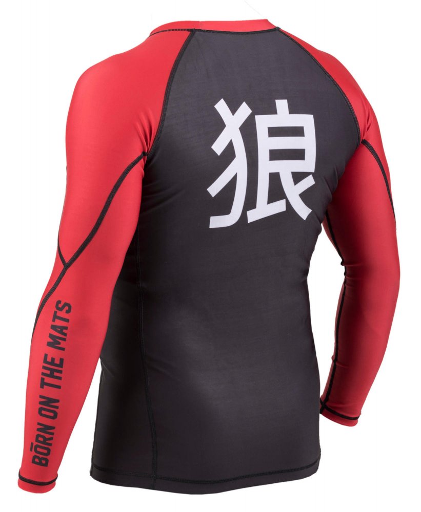 Preview: Okami Rashguard BORNRED - Langarm