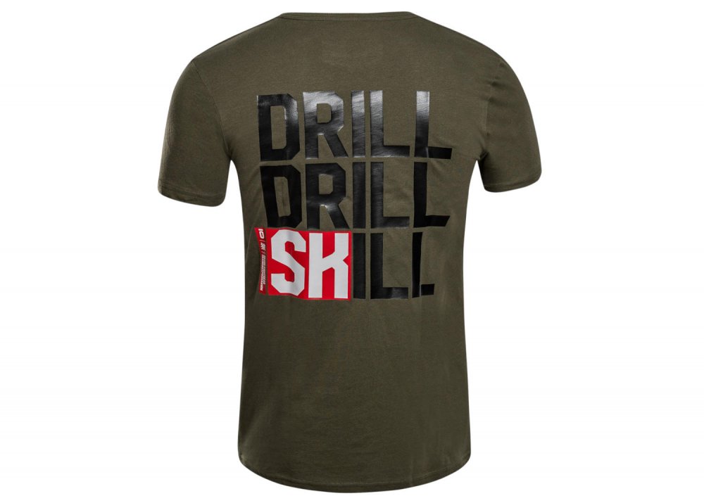 Preview: Okami T-Shirt Drill - khaki