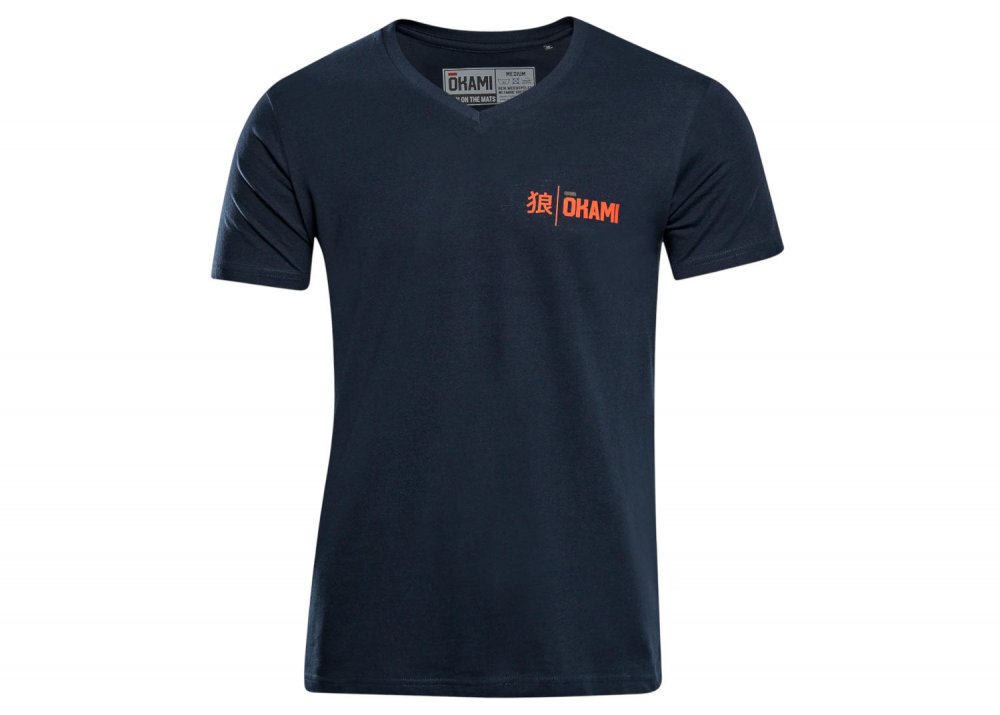 Okami T-Shirt V Navy