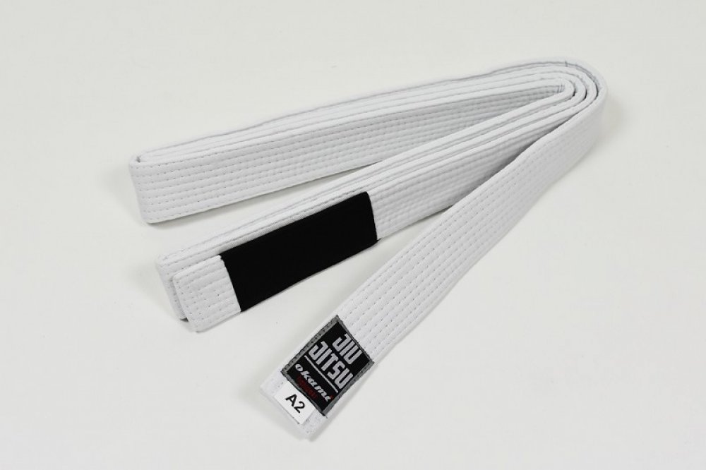 Okami fightgear BJJ Belt - white