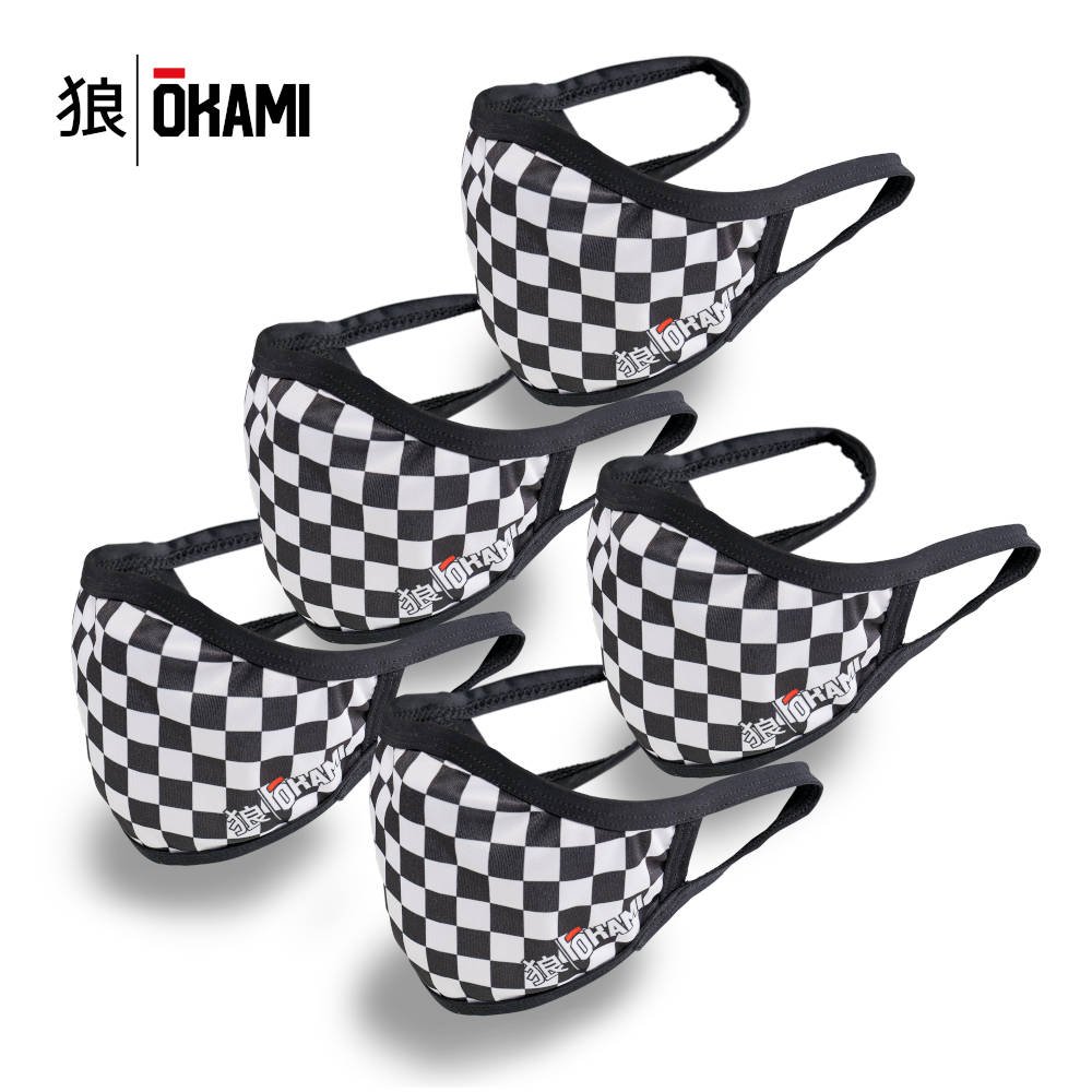 okami fightgear Face Mask 5er Set Chess