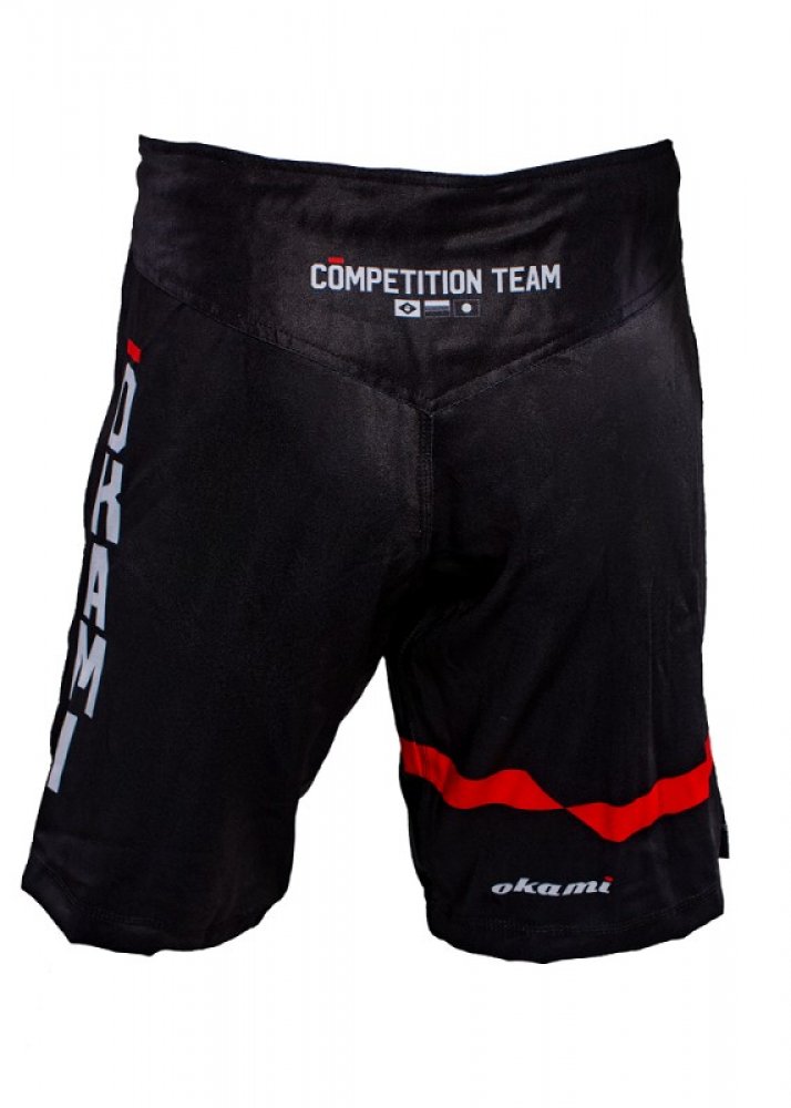 Preview: SALE Okami Competition Fightshorts Basic schwarz #1