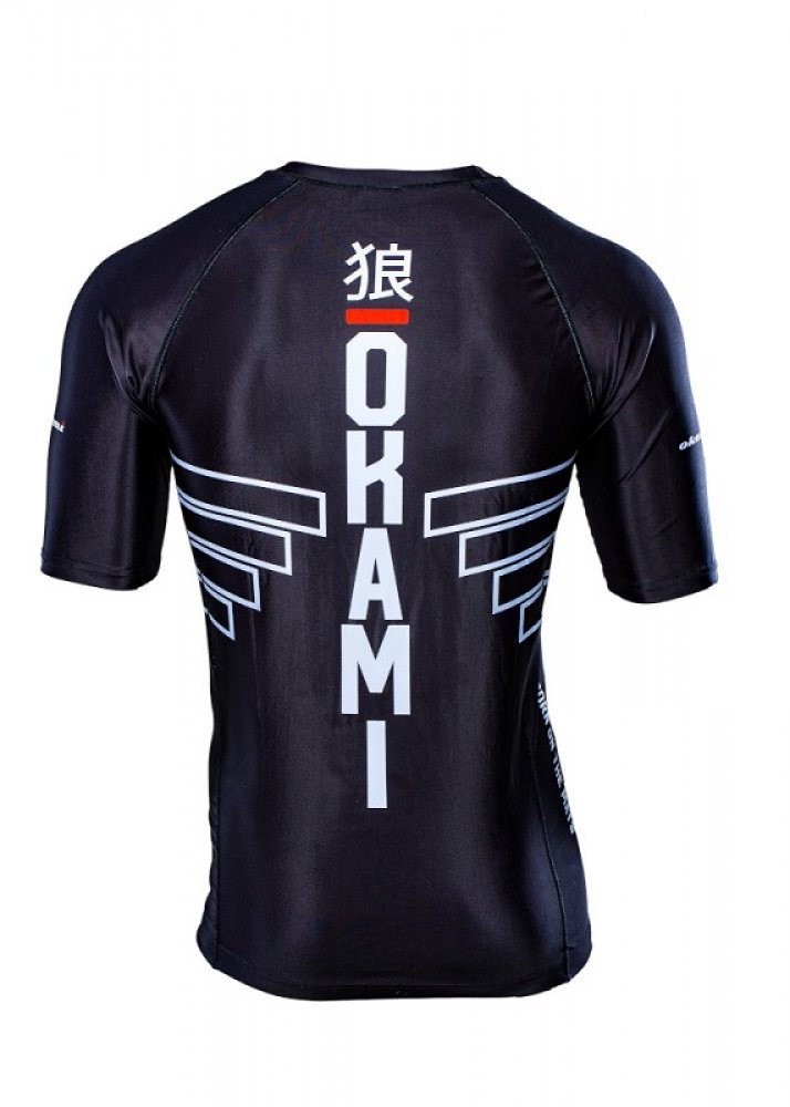 Preview: okami Competition Team Rashguard Schwarz