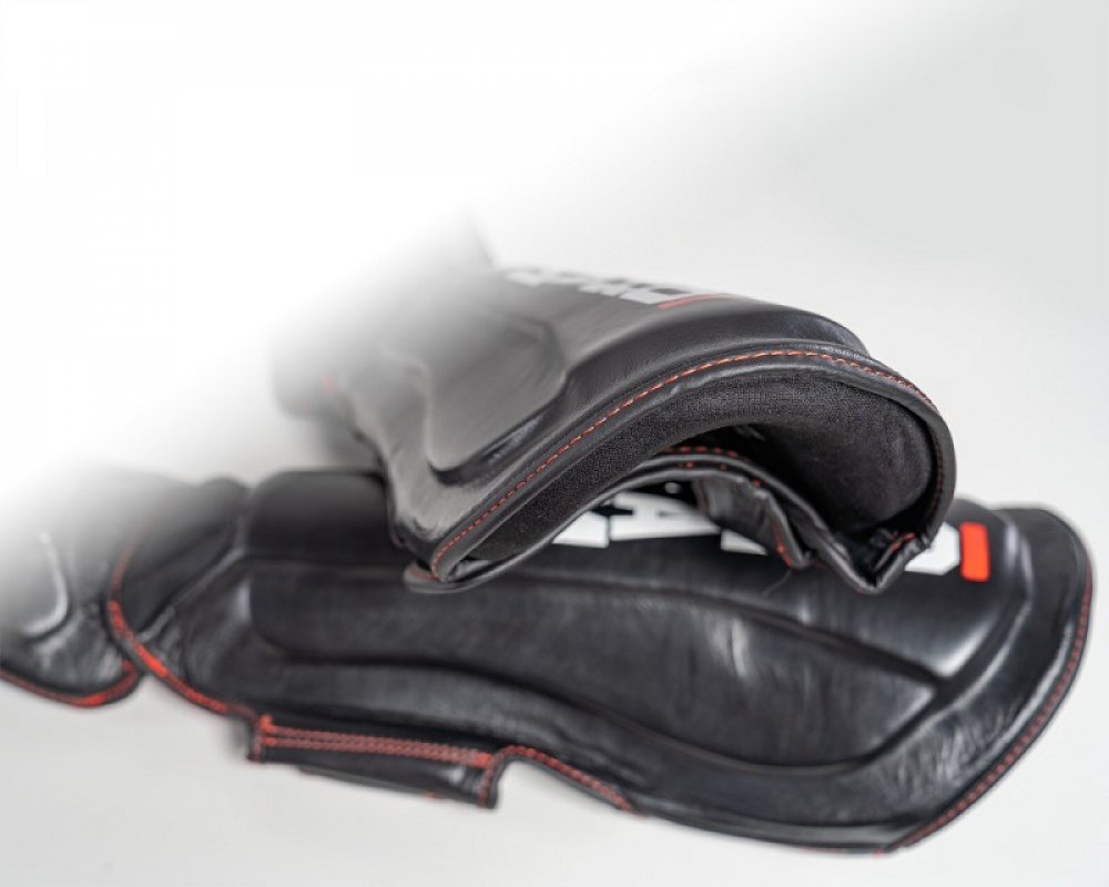 Preview: Okami fightgear Schienbeinschoner Competitor - Leder