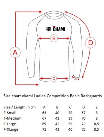 Okami Ladies Rashguard Competition Basic #1