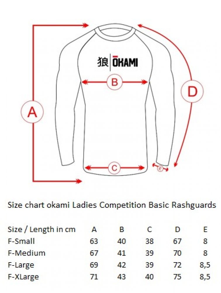 Okami Ladies Rashguard Competition Basic #2