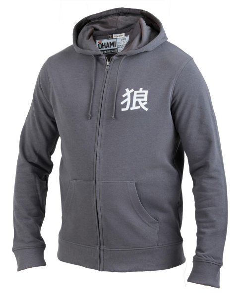 Okami Organic Zip-Hoodie Small Kanji