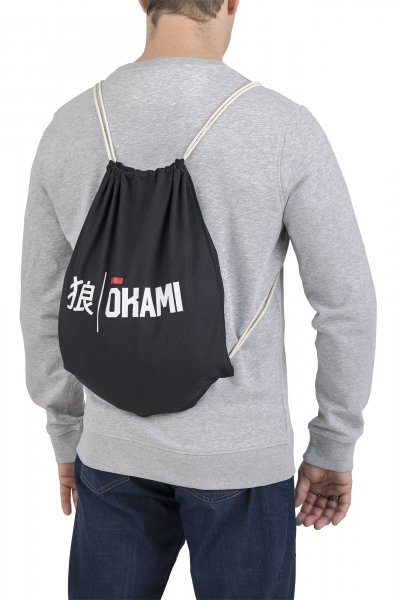 Okami Organic Hoodie Kanji Camo Offwhite