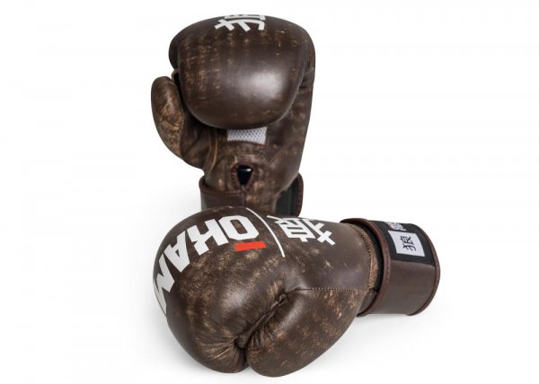 Okami fightgear Hi-Pro Boxing Gloves Vintage Leder