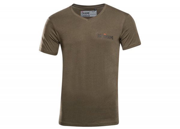 Okami T-Shirt V Khaki
