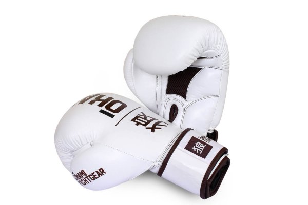 Okami fightgear Hi-Pro Boxing Gloves Blanc