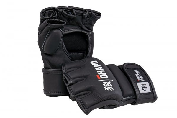 okami fightgear Hi-Pro MMA Training Gloves Noir