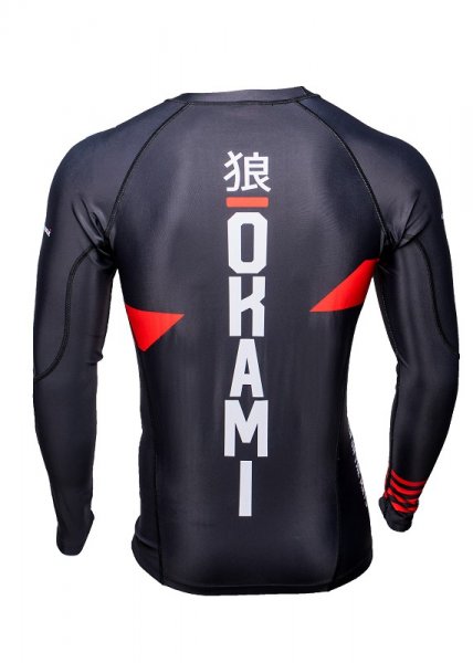 Okami Rashguard Competition Basic Schwarz