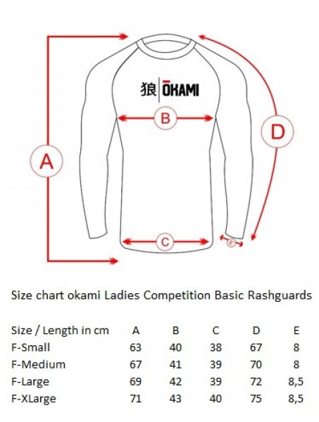 Okami Ladies Rashguard Competition Basic #1