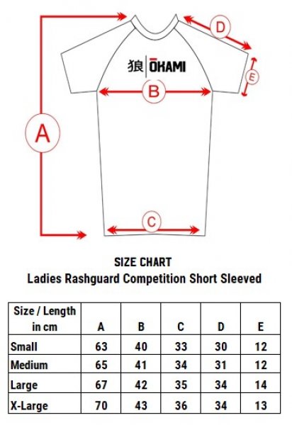 Okami Ladies Rashguard Competition Kurzarm